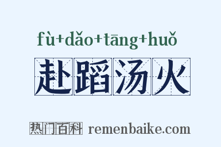 赴蹈汤火是什么意思的图片
